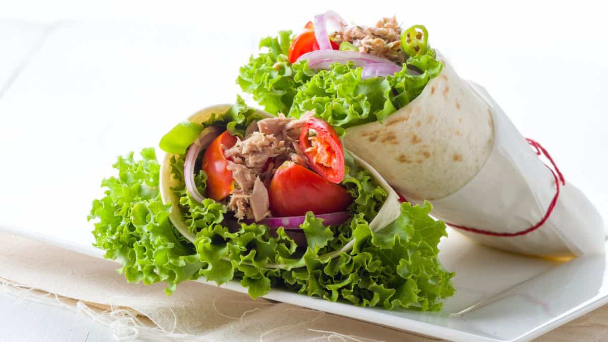 Tuna Salad Lettuce Wraps