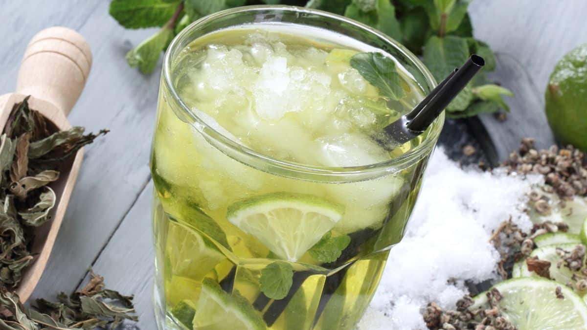iced green tea