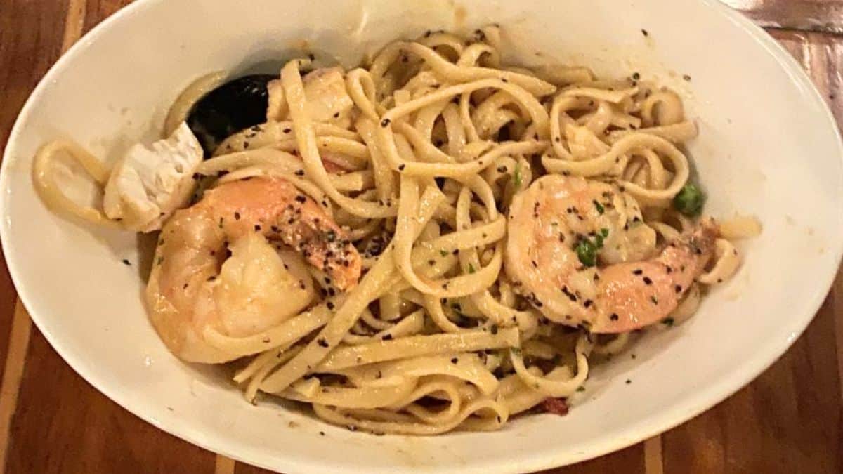 Blackfin Bistro's seafood pasta
