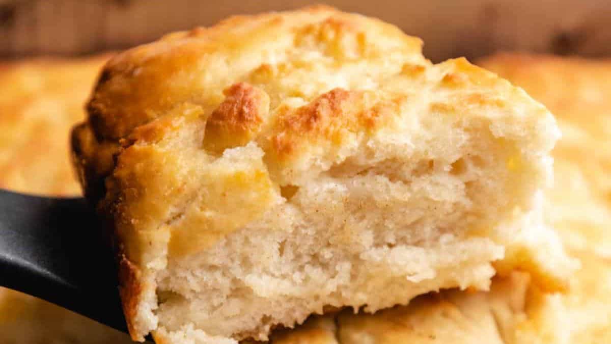 Sliced butter swim biscuit