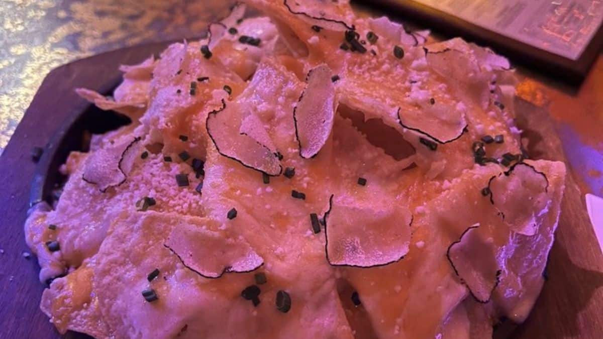 Ghost Donkey's Truffle Nachos