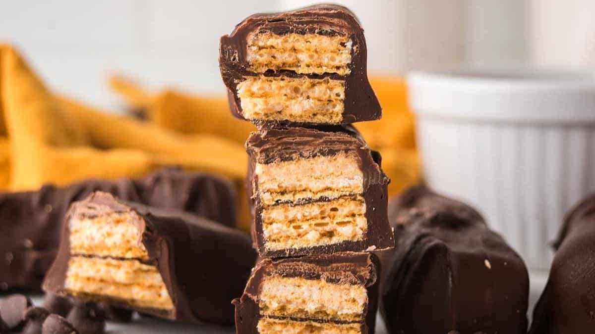 Copycat KitKat bars.