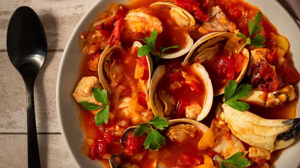 A bowl of Italian stew.