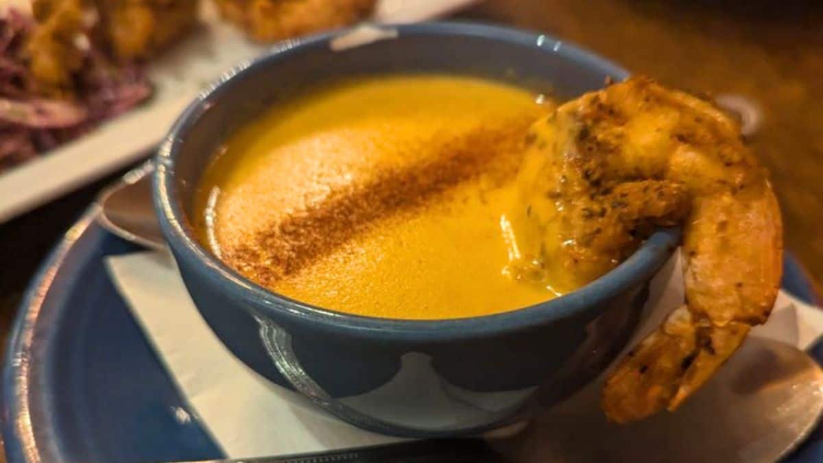 Spicy Shrimp Bisque from Santiago's Bodega