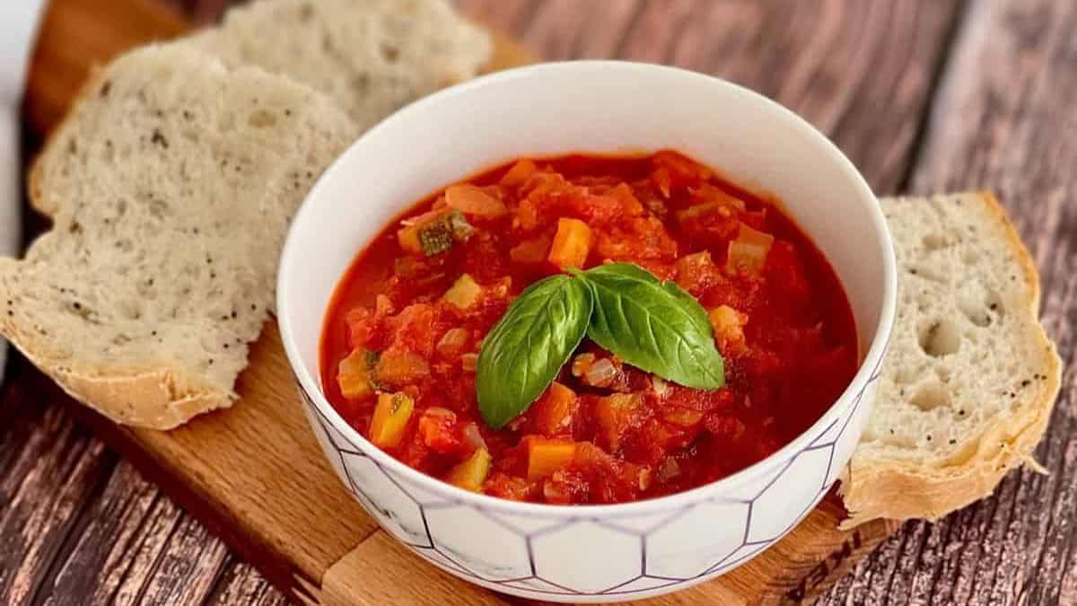 A bowl of Italian ratatouille