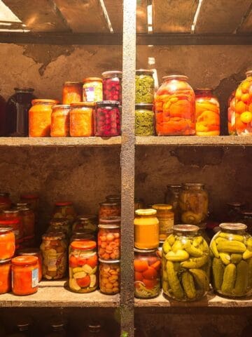 food storage in basement