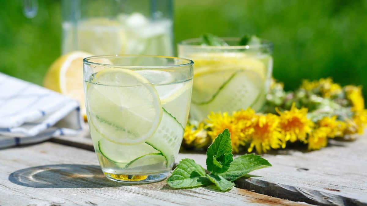 Cucumber Mint Water