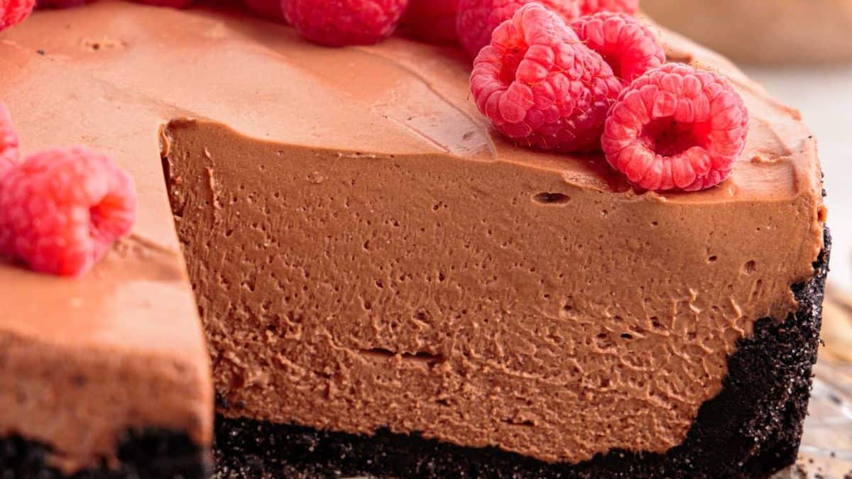 No Bake Chocolate Cheesecake