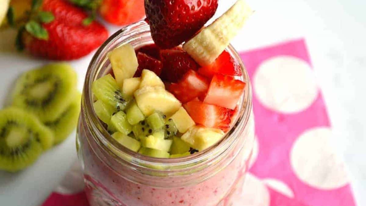 A single serving of Smoothie Parfait.