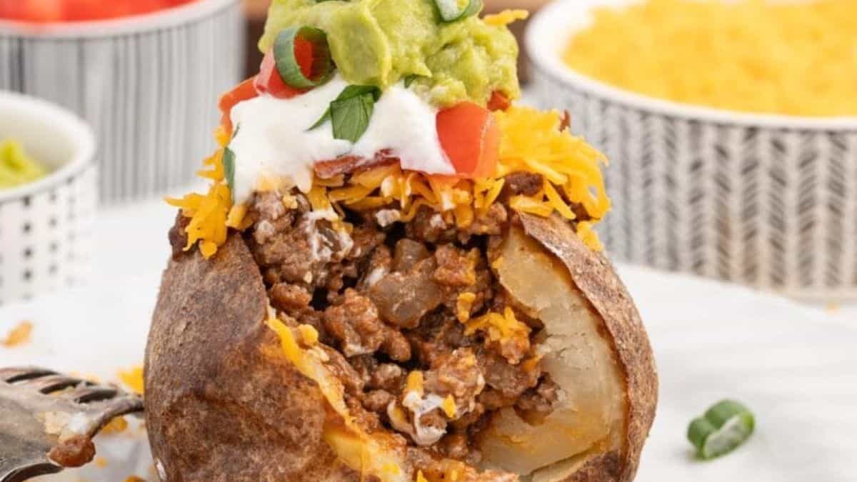A serving of Taco Potatoes.