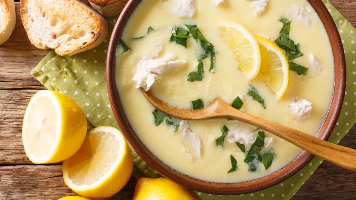 lemon chicken and rice soup