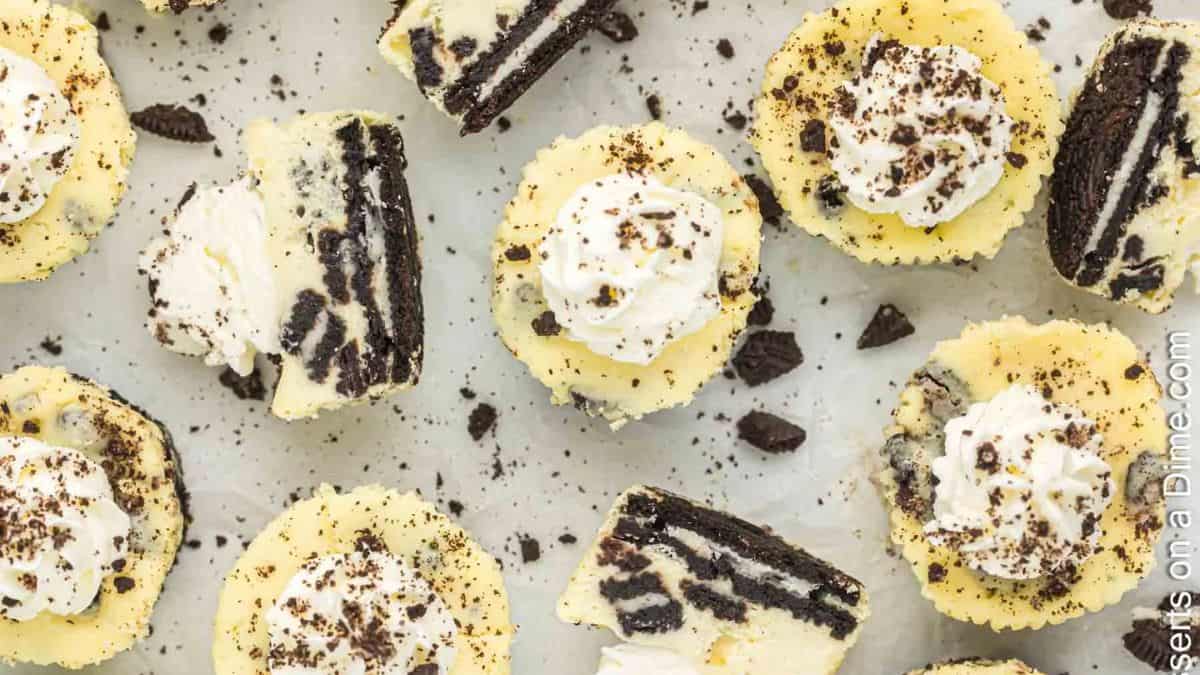 Mini Oreo Cheesecakes