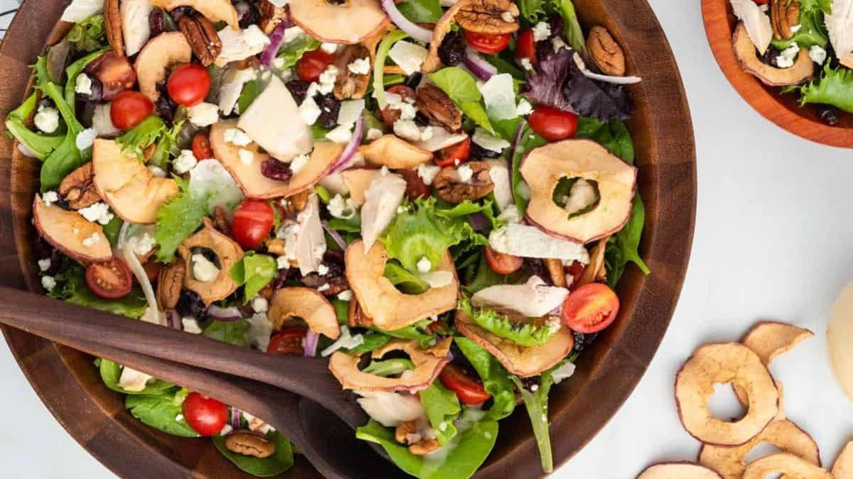 Panera Fuji Apple Salad in a bowl.