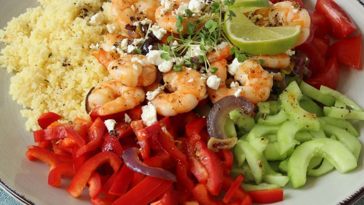 Shrimp and Couscous salad