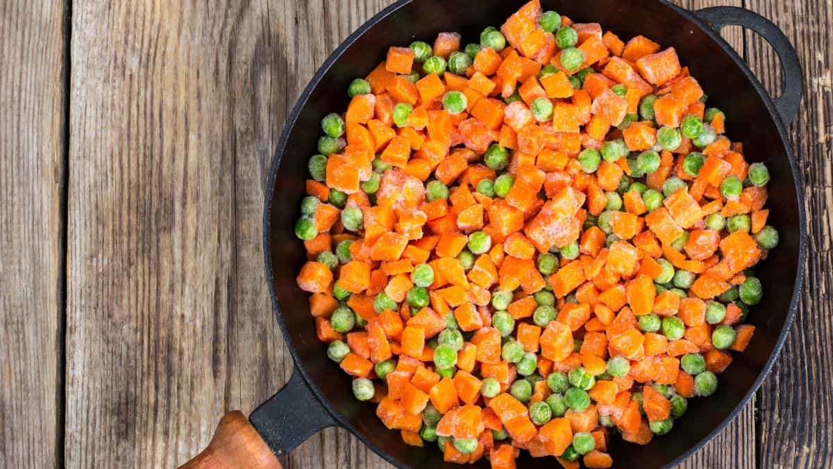 frozen peas and carrots