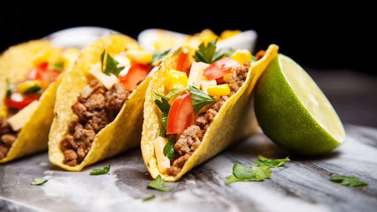 ground beef tacos