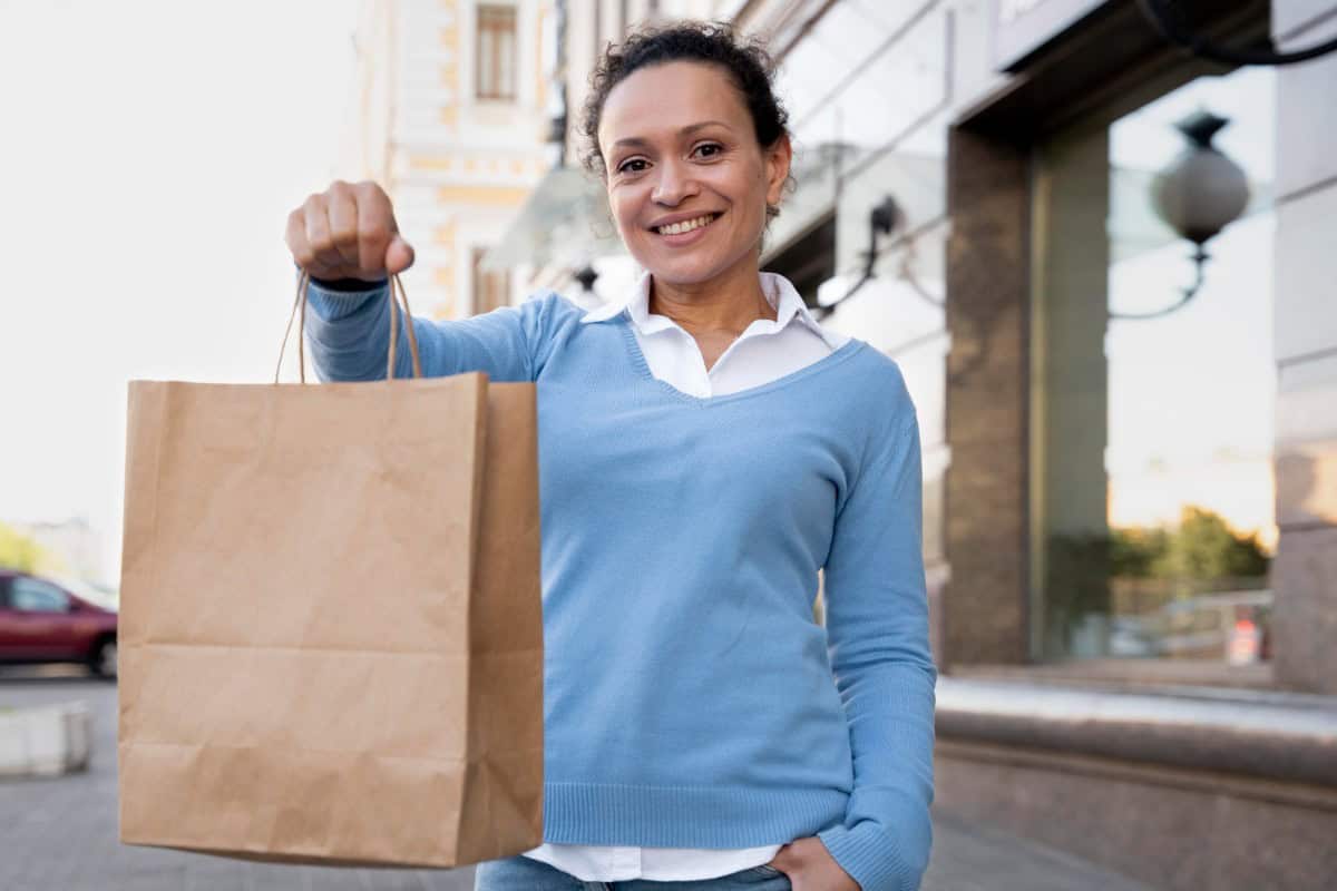 Bringing reusable shopping bags long before it was trendy