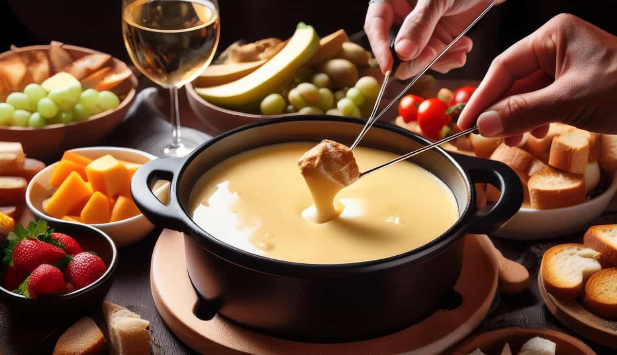 Cheese Fondue Party Platter