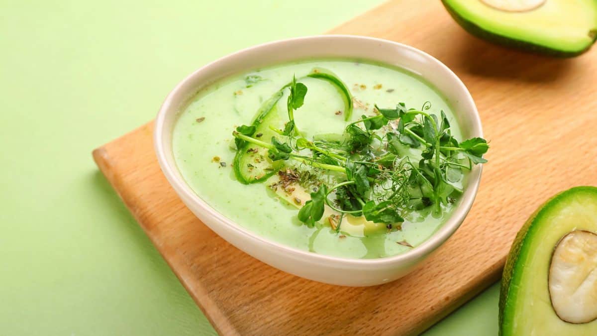 Cucumber and Avocado Soup