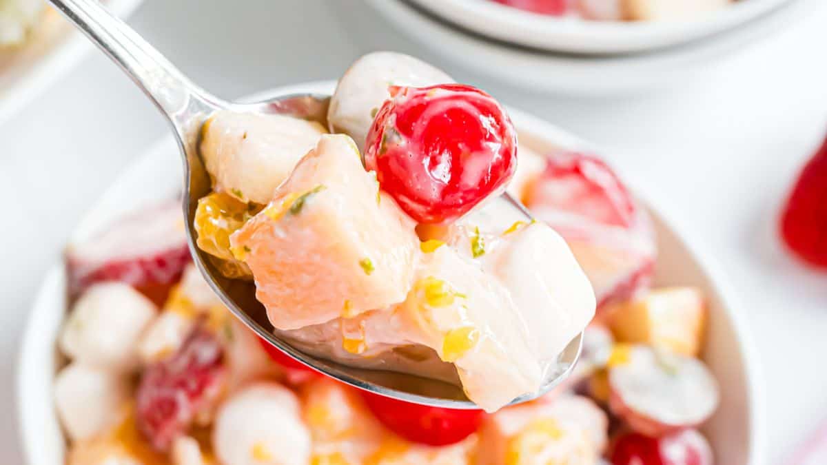 A serving of Salads Soups and Sweets.