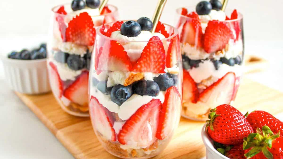 A couple of servings of Mini Trifles.