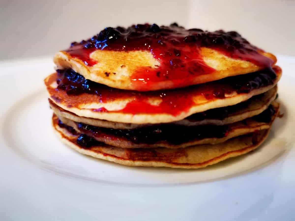 Peanut Butter and Jelly Pancakes