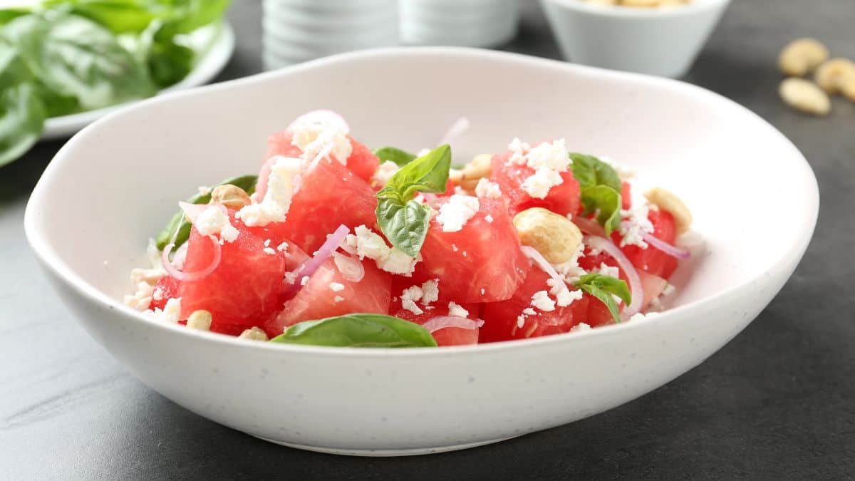Watermelon and Feta Bowl