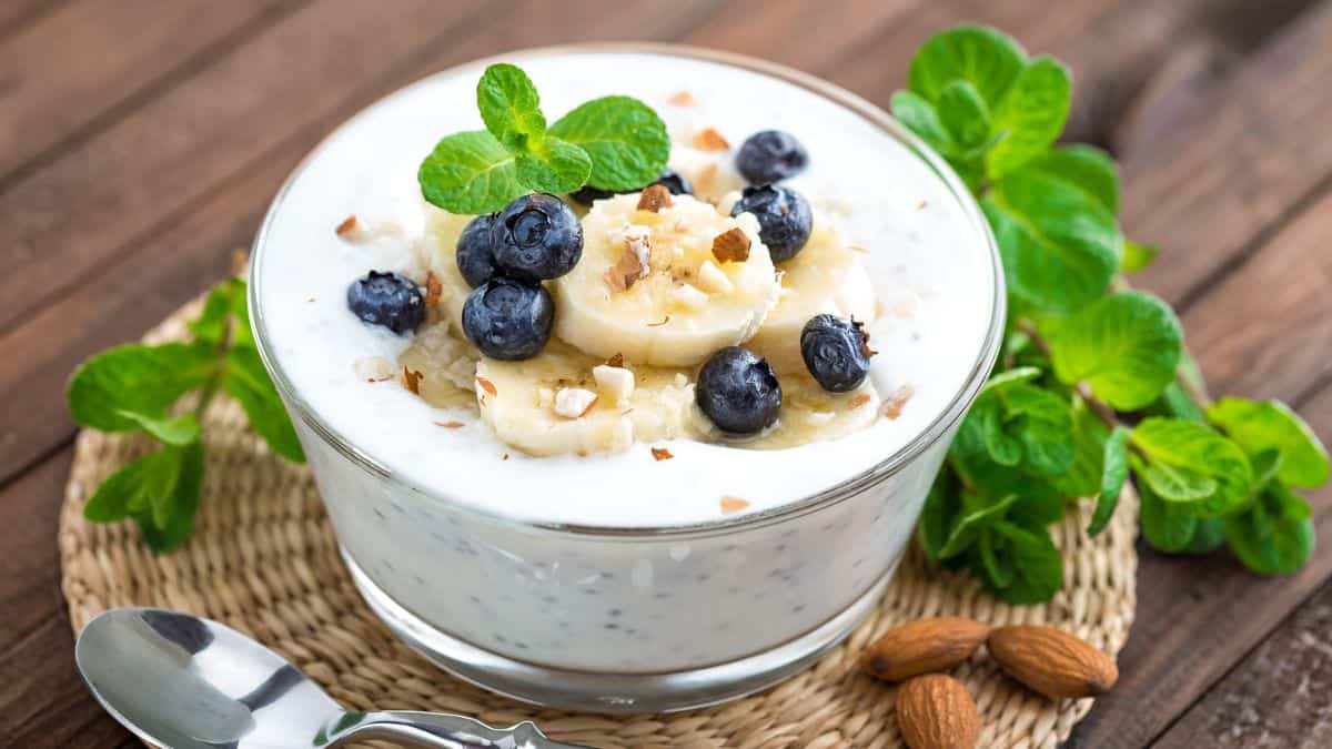 fruit with greek yogurt