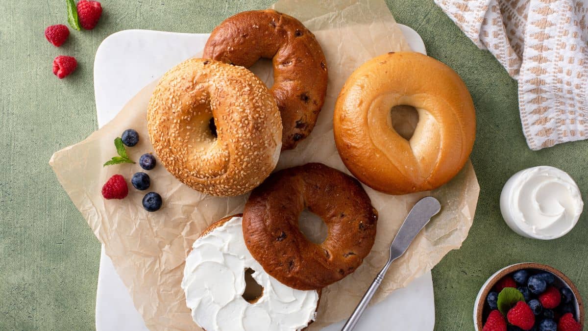 Bagels with Cream Cheese