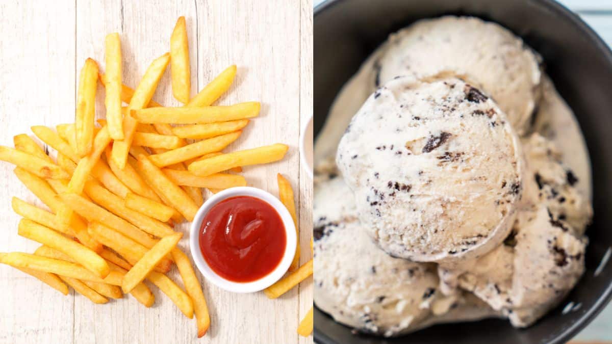 French Fries and Ice Cream