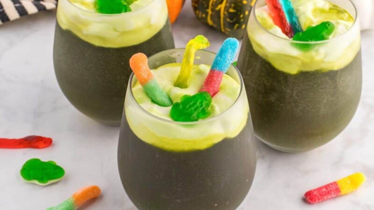 A few servings of Halloween Punch.