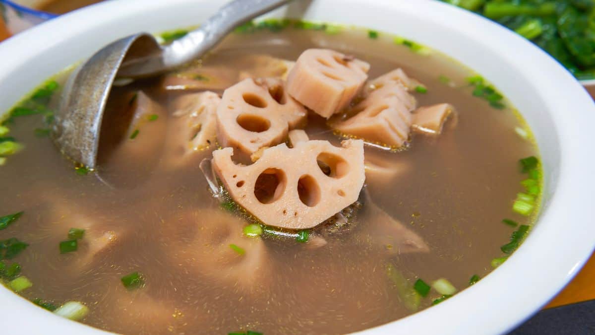 Lotus Root soup