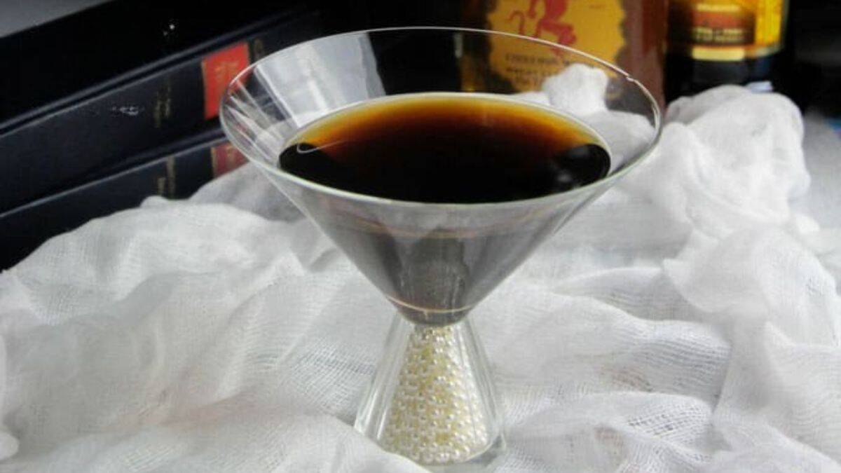 A serving of The Raven Coffee Cocktail.