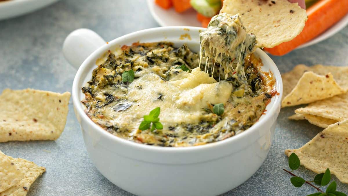 creamy spinach artichoke dip
