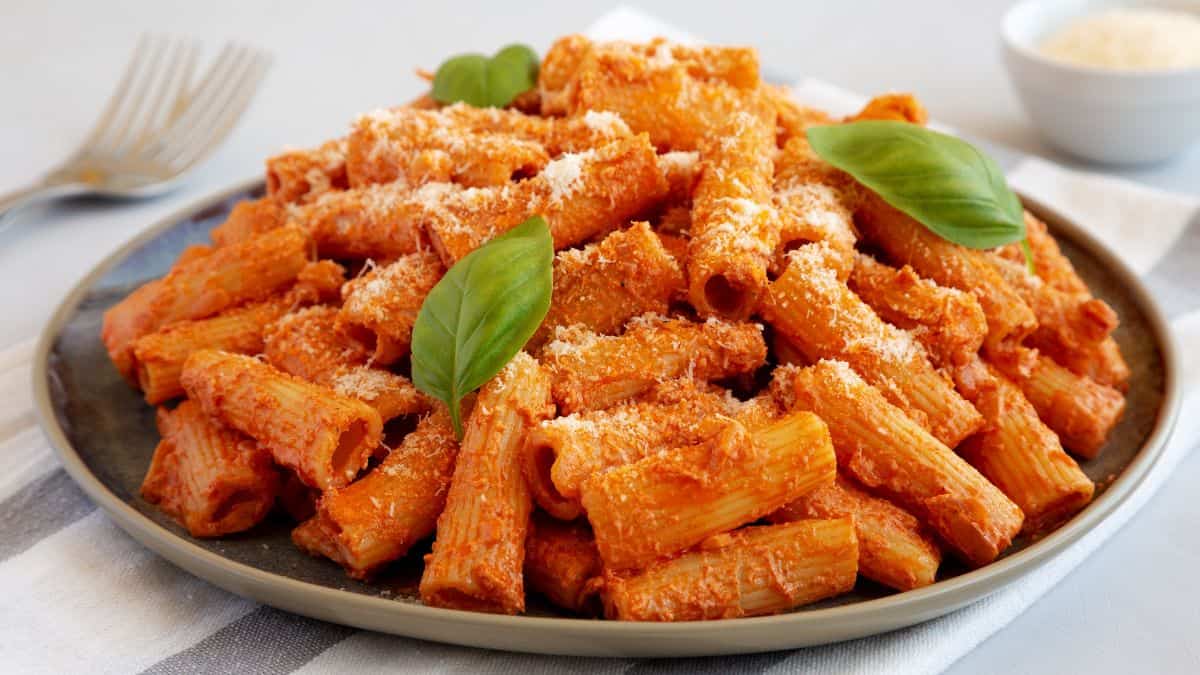 rigatoni pasta vodka sauce