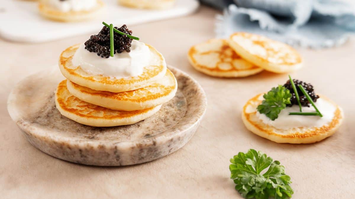 Caviar and Blinis