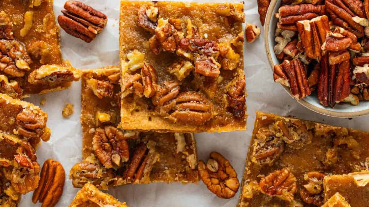 A couple of pieces of Pecan Pie Bark.