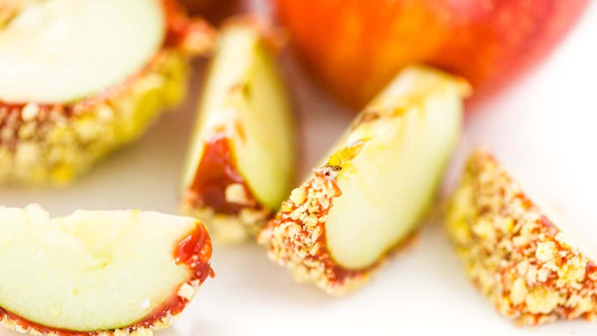 Caramel Apple Slices