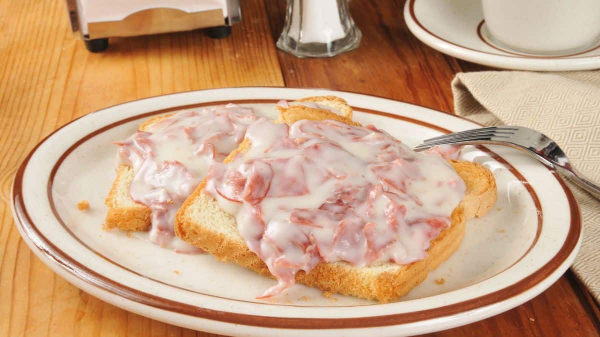 Chipped Beef on Toast
