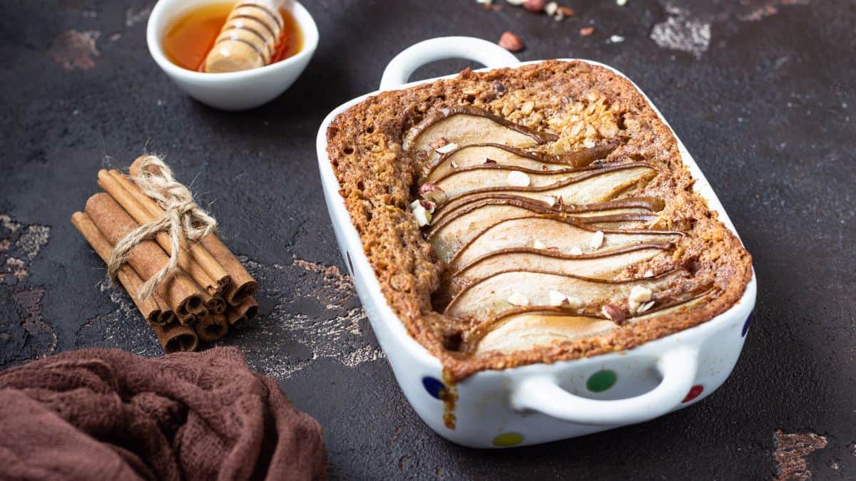 Spiced Pear Cobbler