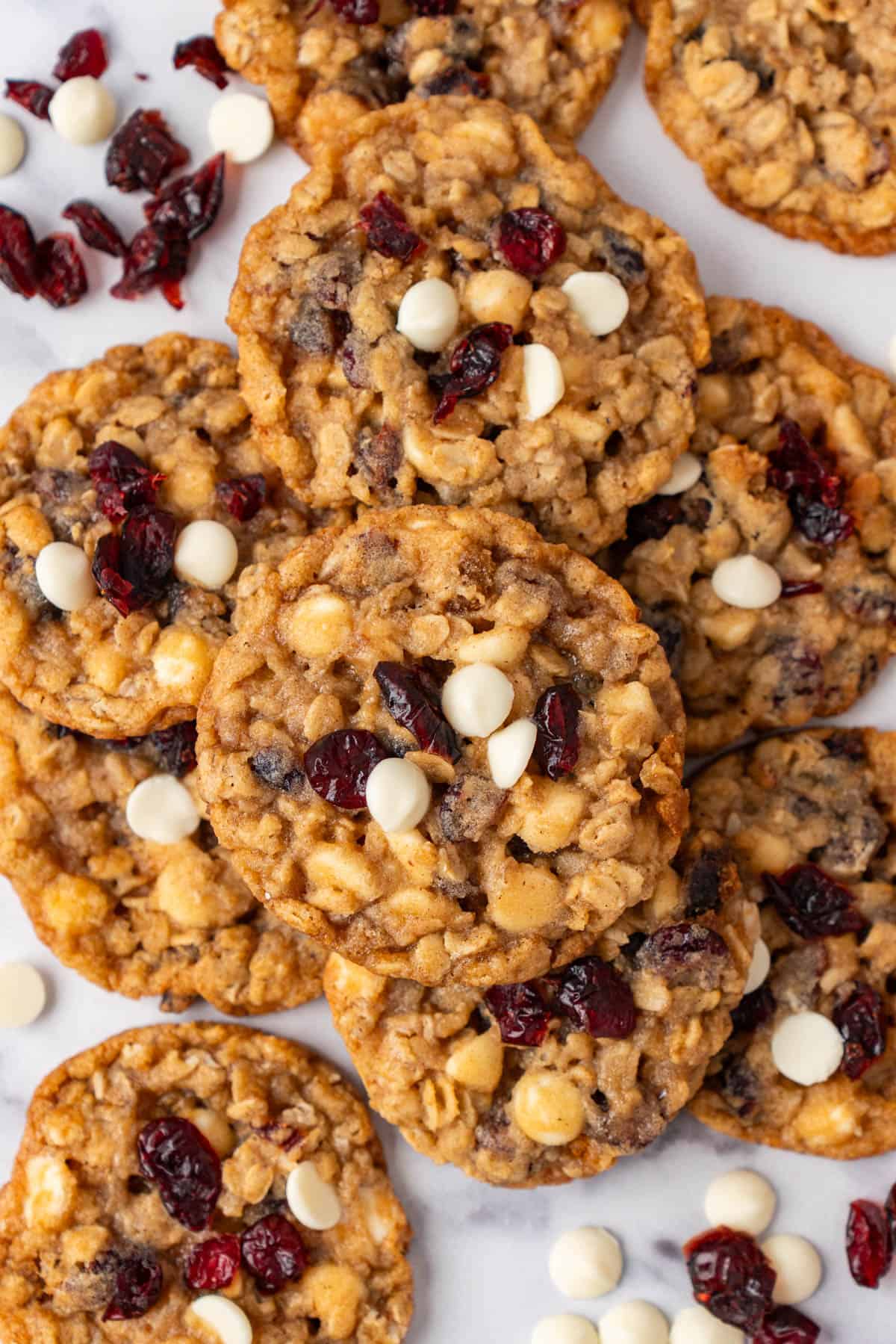 the cookies baked on a counter top 