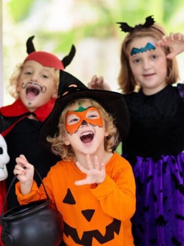 cute kids in costume