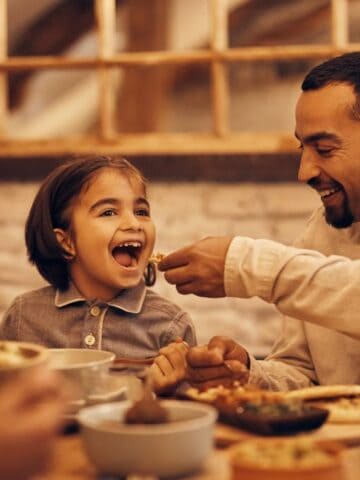 family at dinner