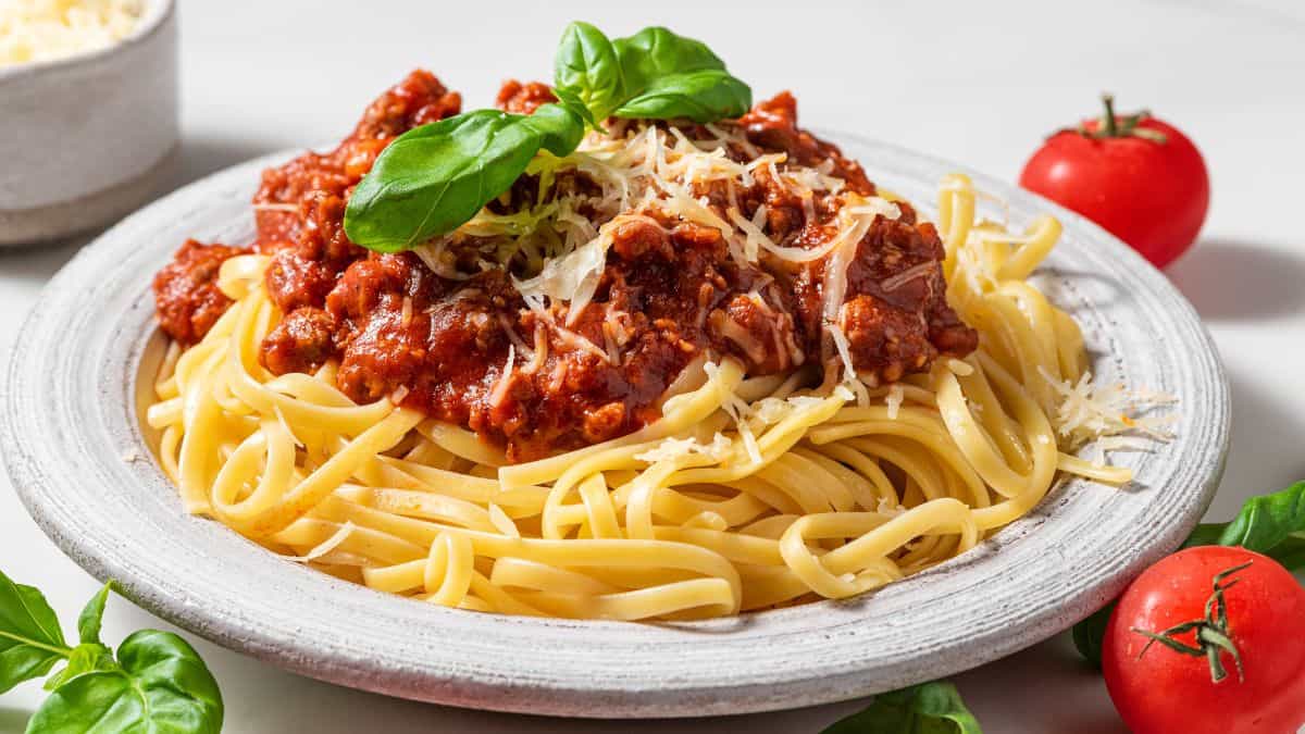 spaghetti with meat sauce