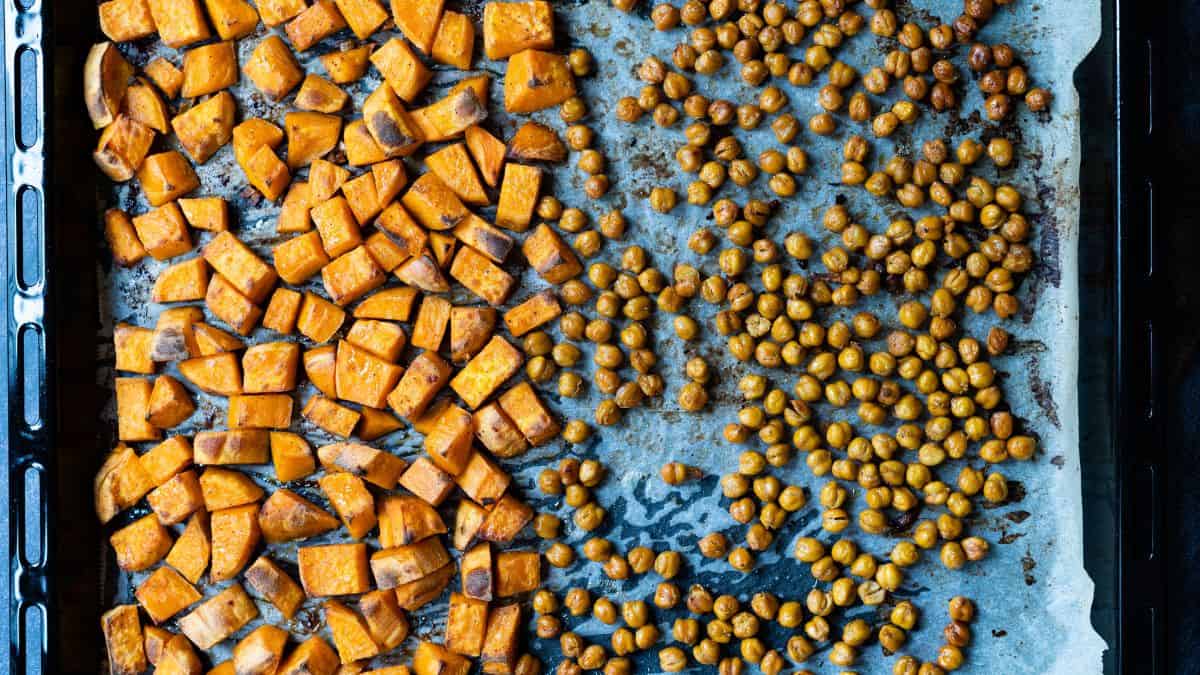sweet potato and chickpeas