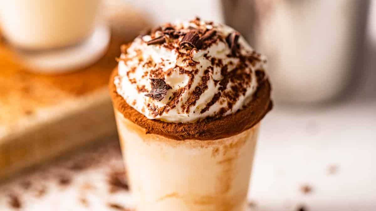 A close-up shot of Chocolate Cake Shot Recipe