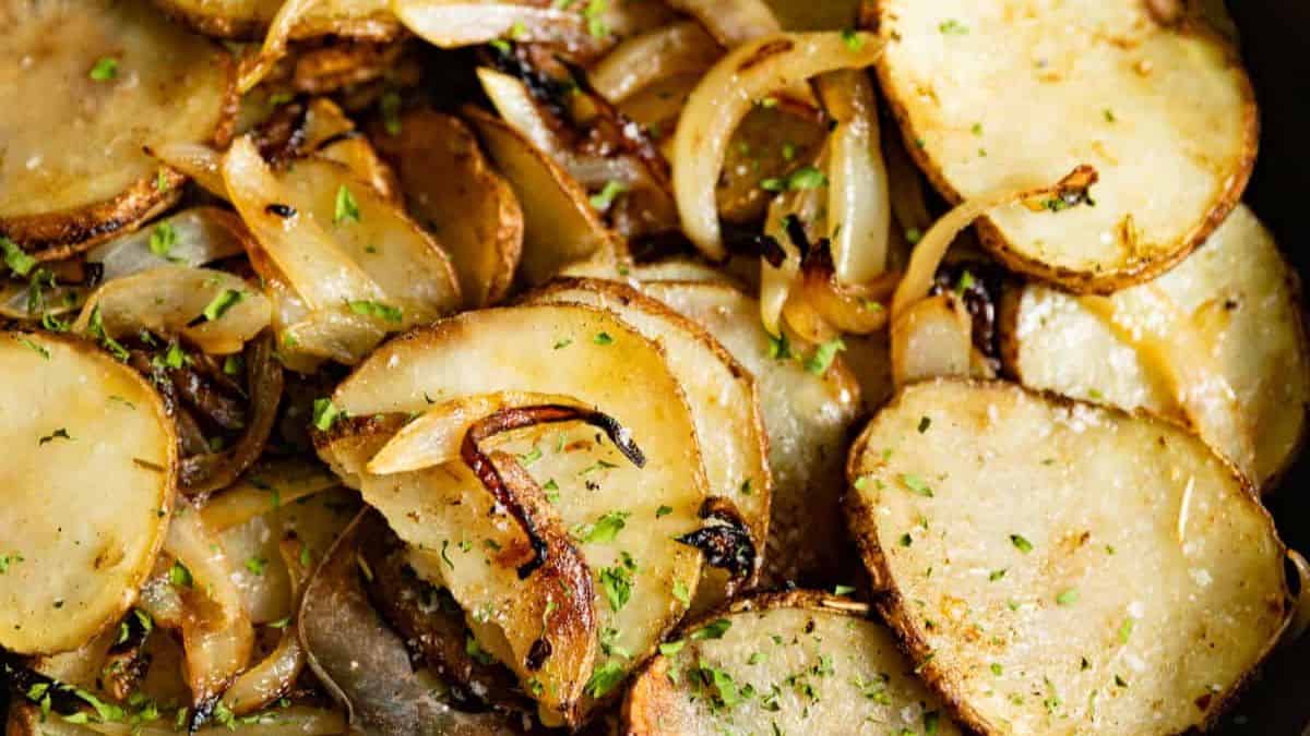Fried Potatoes and Onions