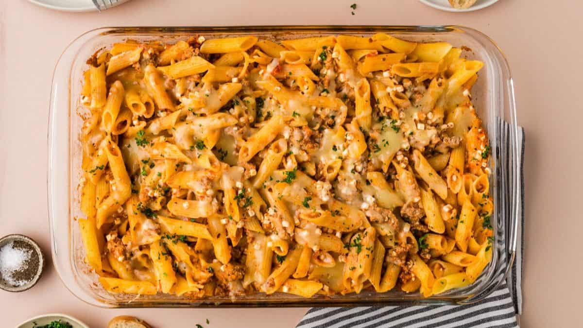 High-Protein Baked Ziti