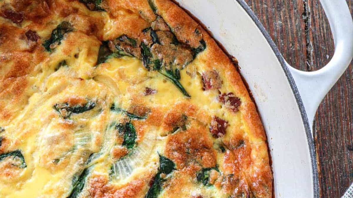 High-Protein Cottage Cheese Egg Bake