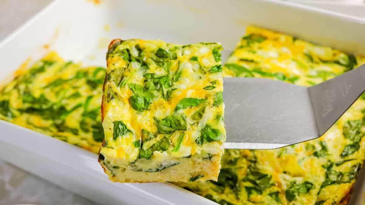 High-Protein Cottage Cheese and Egg Bake